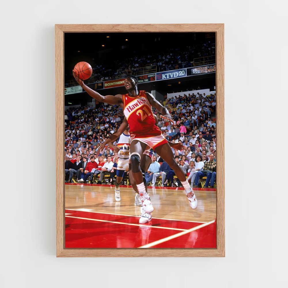 Poster Dominique wilkins agilité – affiche Basketball (vue 4)